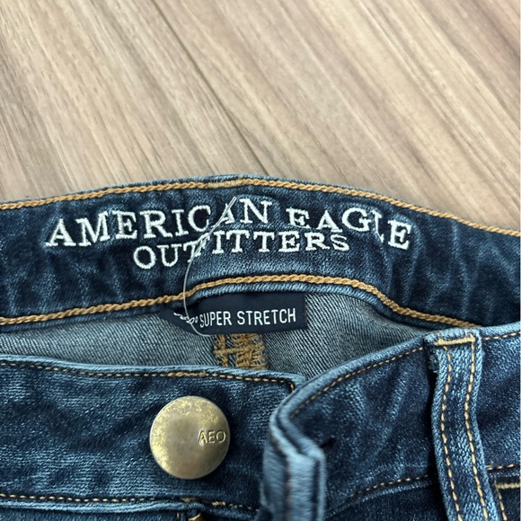 American Eagle Outfitters Hi-rise jegging Dark Wash Women's Jeans - Picture 2 of 4